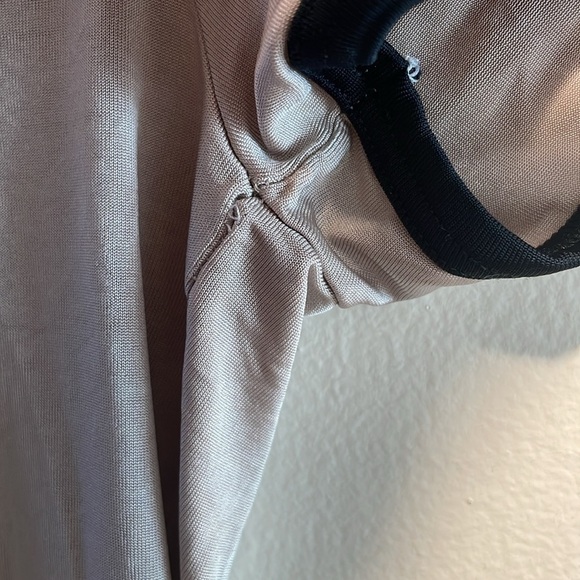 Emporio Armani Underwear Gray Black Trim Short Tight Fit Sleeve Unisex Tee - Picture 7 of 7